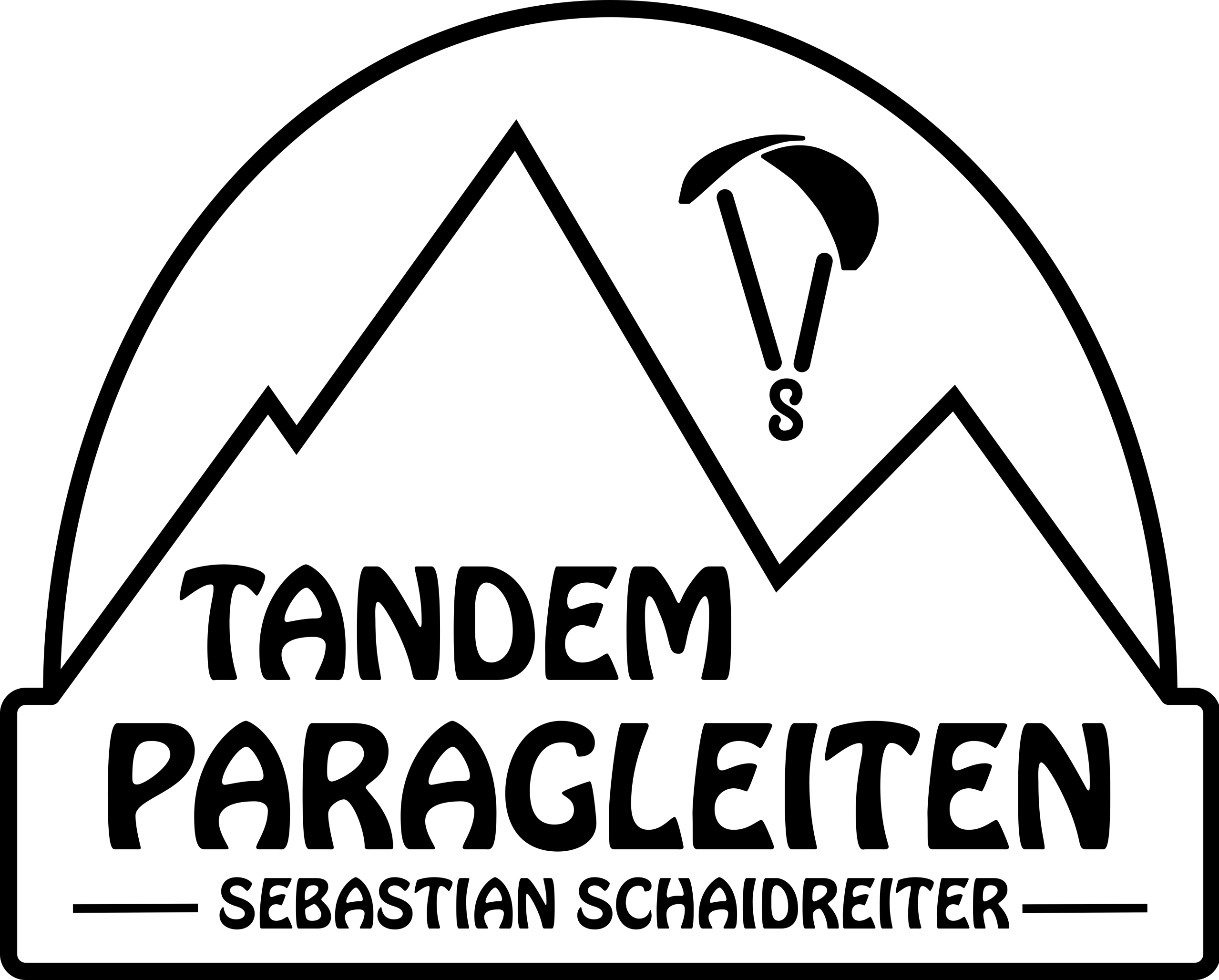 Tandem Paragleiten